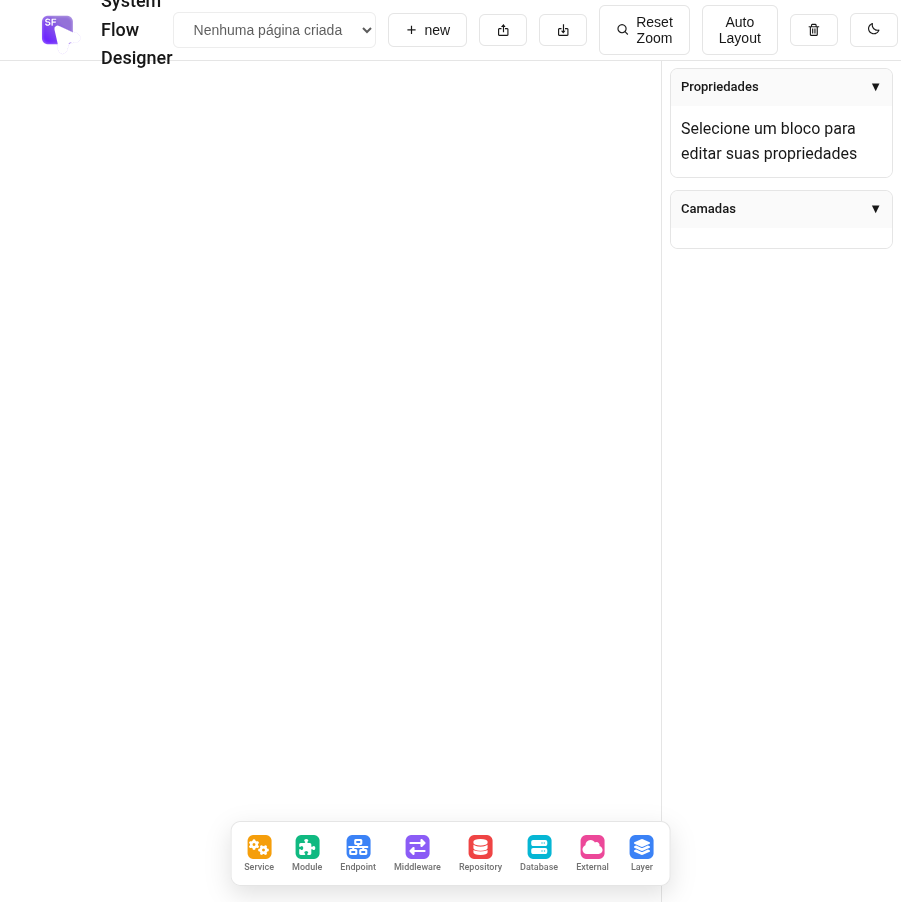 System Flow Designer preview